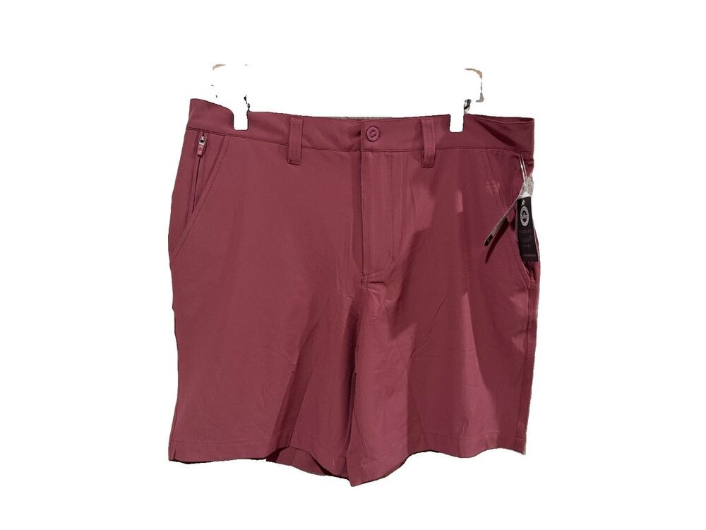 Flag & Anthem Men's Red Size 34 Pivot Performance 8" Inseam Shorts NWT